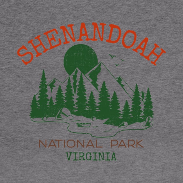 Shenandoah National Park, Virginia by Mountain Morning Graphics